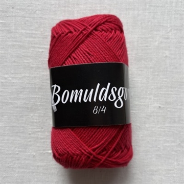 Billigt bomuldsgarn 8/4 --50 rød